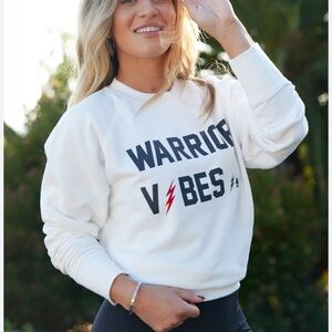 KENDALL TOOLE/ Peloton/Spiritual Gangster Collaboration WARRIOR VIBES Sweatshirt